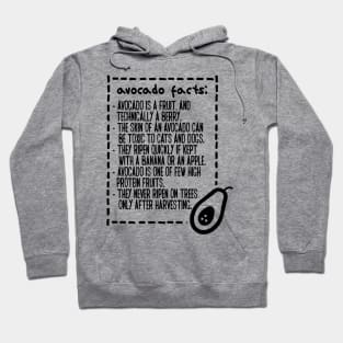 Avocado Toast Facts Funny Cute Vegan Graphic Gift Fun Meme Hoodie